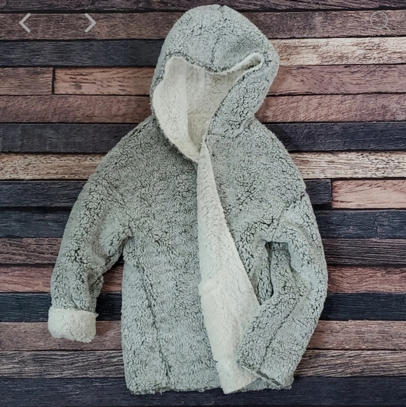 Nordic Fleece Scarborough Reversible Sherpa Hooded Cardigan - Picture 8 of 8